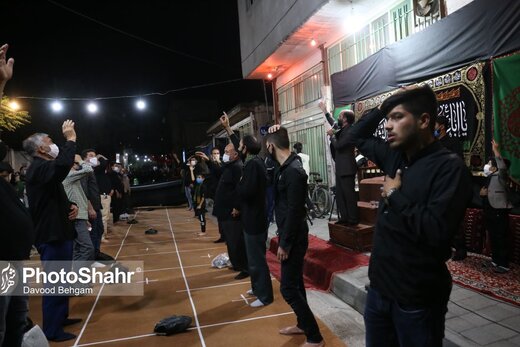 عزاداری شب تاسوعا در منطقه گلشهر
