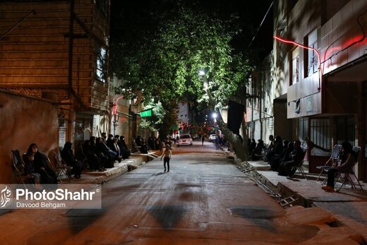 عزاداری شب تاسوعا در منطقه گلشهر