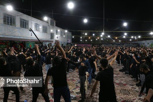 عزاداری شب تاسوعا در منطقه گلشهر