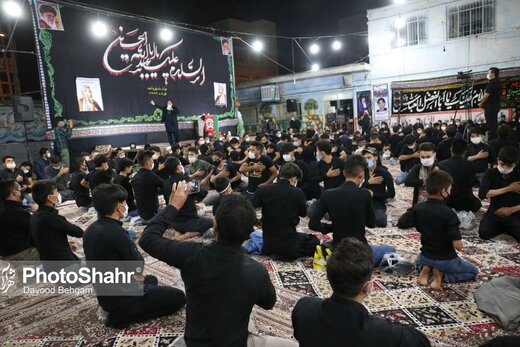 عزاداری شب تاسوعا در منطقه گلشهر