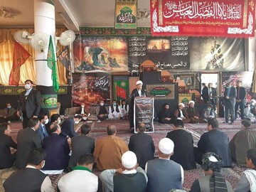 حضور رئیس جمهور افغانستان در مراسم عاشورای حسینی