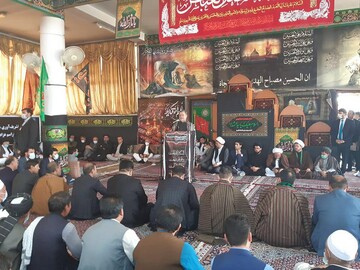 حضور رئیس جمهور افغانستان در مراسم عاشورای حسینی