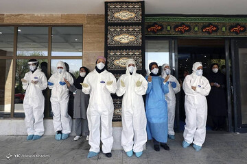 ببینید | برگزاری مراسم عزاداری حسینی در بیمارستان امیرالمومنین اراک