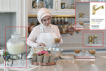 ببینید | جنجال نذری درست کردن همسر اردوغان