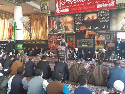 حضور رئیس جمهور افغانستان در مراسم عاشورای حسینی