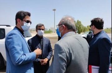 بازدید مرتضی بانک از طرح های عمرانی و زیربنایی کیش 