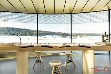 بنای مارپیچی در سوئیس که با الهام از قسمت‌های داخلی ساعت طراحی شده!