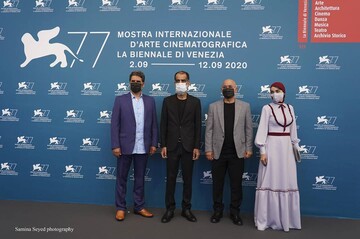 عوامل «دشت خاموش» در فوتو کال جشنواره ونیز