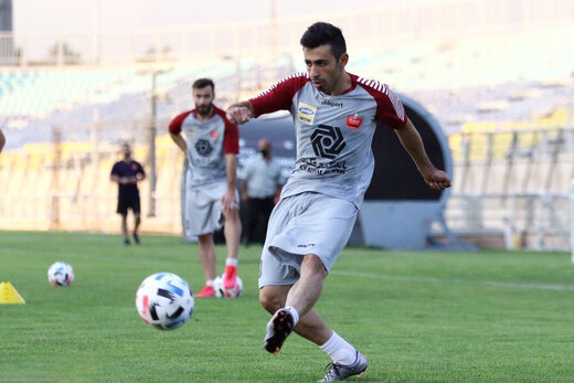 بازگشت هافبک مصدوم پرسپولیس به تمرینات