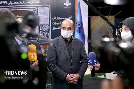 مراسم بازگشایی مدرسه تلویزیونی ایران با حضور رئیس رسانه ملی