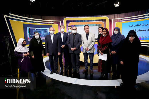 مراسم بازگشایی مدرسه تلویزیونی ایران با حضور رئیس رسانه ملی