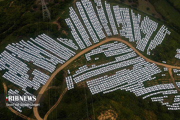 ببینید | تصاویری عجیب از دپوی محصولات ایران‌خودروی بابل