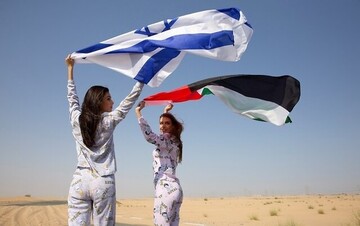 تبلیغ لباس خواب از سوی مدل معروف اسرائیلی در امارات/عکس