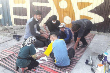 عکس | مدرسه خیابانی کودکان کار