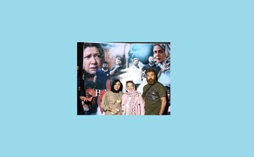بهاره رهنما کنار علی انصاریان در افتتاحیه یک فیلم سینمایی/عکس