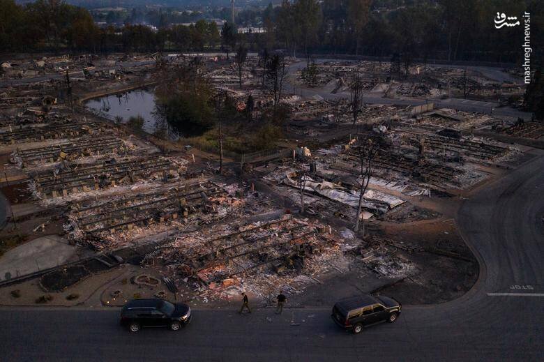 کالیفرنیا تبدیل به خاکستر شد