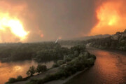 ببینید | آتش‌سوزی تاریخی جنگلی در آمریکا ادامه دارد