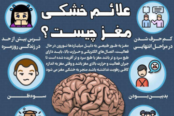 اینفوگرافیک | علائم خشکی مغز چیست؟
