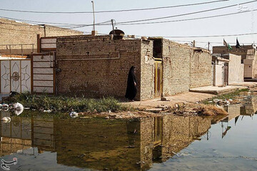 ببینید | باز هم بالا آمدن فاضلاب در معابر شهرک کوت عبدالله اهواز