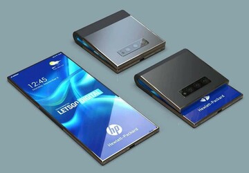 ثبت موبایل های تاشو شرکت HP