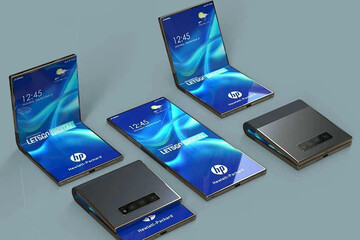 ببینید | طرح جذاب موبایل‌های تاشو شرکت HP