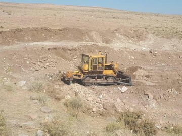 دستگیری عاملان تخریب و حفاری غیرمجاز قبرستان قدیمی روستای امراله بستان‌آباد