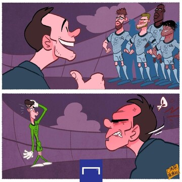 شاگرد تنبل لمپارد را ببینید! 