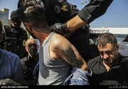 عکس | خالکوبی و زخم‌های عجیب روی صورت یک اراذل و اوباش در تهران