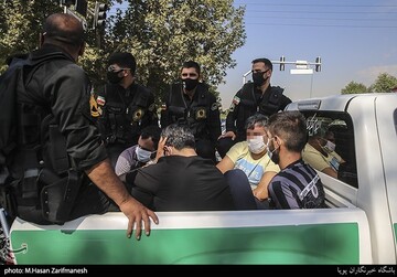 دستگیری اراذل و اوباش محله تهران پارس