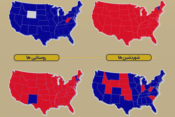 ببینید | آمارهای عجیب از وضعیت رای‌دهندگان در انتخابات 2016 آمریکا