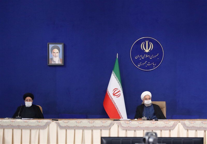 تصویری از روحانی، رئیسی و قالیباف در جلسه شورای عالی هماهنگی اقتصادی 2