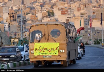 کاروان نمادین راهیان کربلا