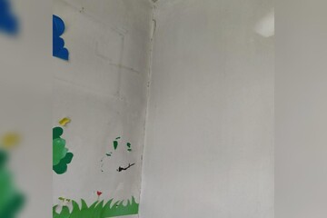 تصاویر | خسارت زلزله ۵.۲ ریشتری به یک مدرسه ابتدایی در استان گلستان