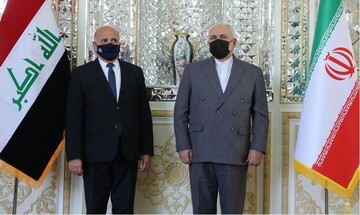 وزير الخارجية العراقي يلتقي ظريف بطهران