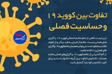 ببینید | تفاوت بین کووید19 و حساسیت فصلی چیست؟
