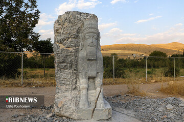 ساخت المان‌های باغ موزه سنگ شیراز