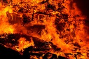 ببینید | فیلمی هولناک از آتش سوزی در کالیفرنیای آمریکا