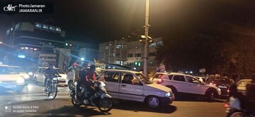 شادی بی پایان هواداران پرسپولیس پس از صعود به فینال لیگ قهرمانان آسیا، منیریه تهران