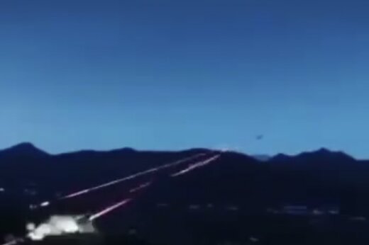 ببینید | لحظه ساقط شدن جنگنده آذربایجان توسط پدافند هوایی ارمنستان