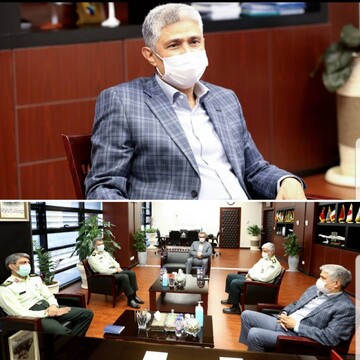 دیدار رییس پلیس فرودگاههای کشور با رییس هیئت مدیره و مدیرعامل شهر فرودگاهی امام خمینی(ره) 