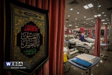 تصاویر تماشایی محمد نسیمی از بخش مراقبت‌های ویژه کرونا: به تو از دور سلام
