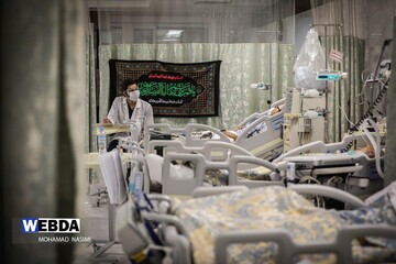 تصاویر تماشایی محمد نسیمی از بخش مراقبت‌های ویژه کرونا: به تو از دور سلام
