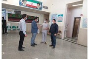 بازدید سرزده رئیس مرکز بهداشت بویراحمد از مرکز ۱۶ ساعته لوداب