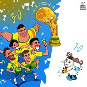 ببینید: کری خوانی برزیلی‌ها برای آرژانتین!