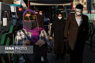 تهران در اولین روز اجباری شدن ماسک