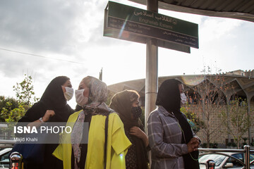 تهران در اولین روز اجباری شدن ماسک