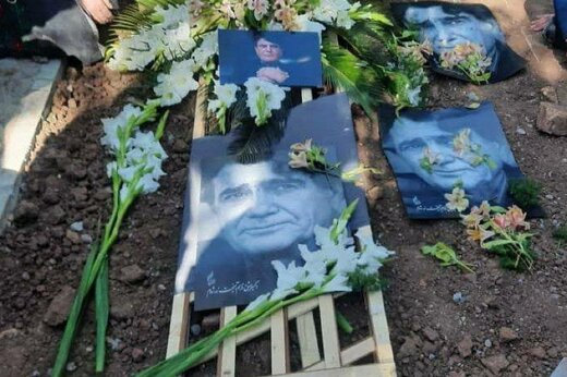 آرامگاه بدون سنگ و نشان محمدرضا شجریان، ۷۸ روز پس از درگذشت/ عکس 