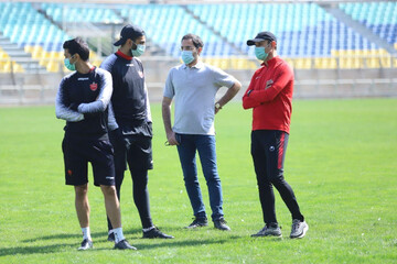 حضور مهاجم جنجالی در تمرین پرسپولیس در روز دلخوری گل‌محمدی