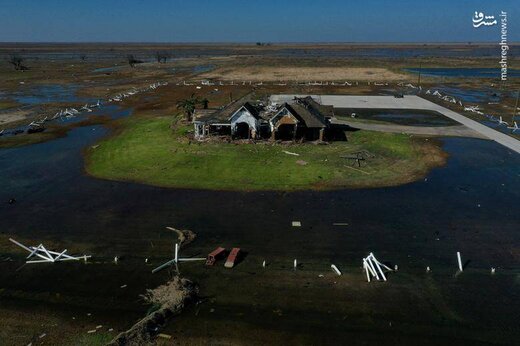 ببینید طوفان دلتا با آمریکا چه کرد