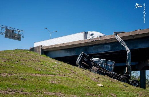 ببینید طوفان دلتا با آمریکا چه کرد